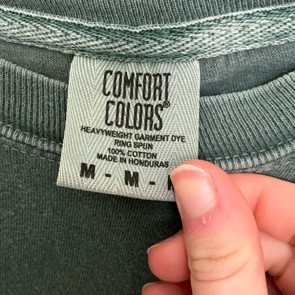 Comfort Colors Seafoam “Respect The Ocean” Short Sleeve Tee - Picture 5 of 5